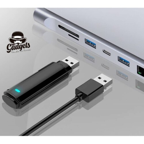 12 En 1 Usb Hub Adaptador 3.0 Tipo C Rj45 2x Hdmi Para Mac