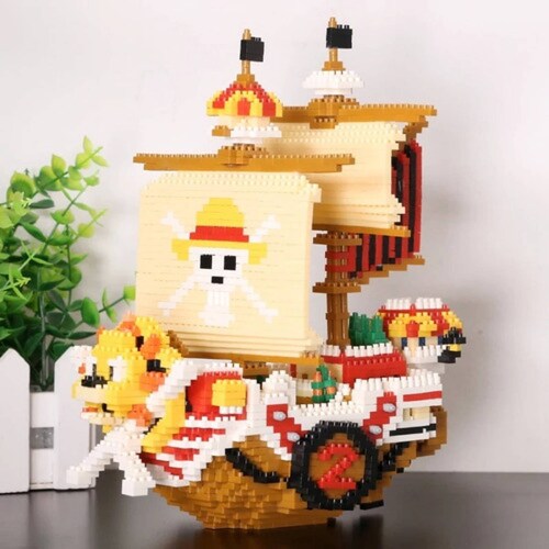 Rompecabezas 3d Bloques Armables Luffy One Piece Mini Blocks.