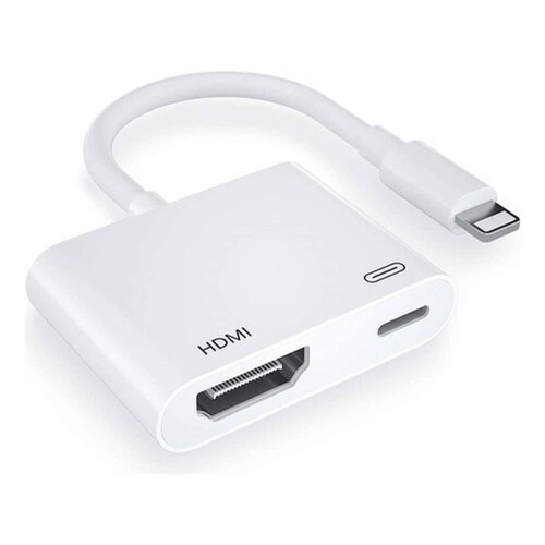 Adaptador Hdmi Otg Lightning A Av Digital Para iPhone / iPad