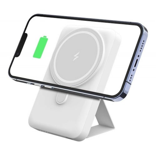  Power Bank Carga Rápida Inalambrica, 15w 5000 mAh, Batería Magnética, Cargador portátil inalámbrico magnético USB-C, Batería Externa, Banco de Energía