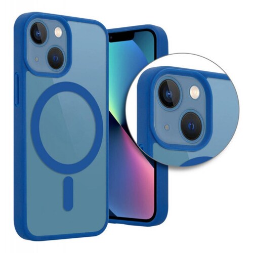 Funda Case Transparente Clear De Colores Para iPhone Magsafe.