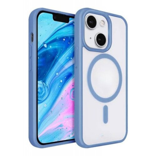Funda Case Transparente Clear De Colores Para iPhone Magsafe.
