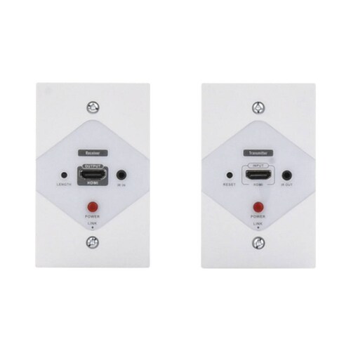 Kit Extensor HDMI en placas de pared EPCOM TITANIUM TT372W Para distancias de 40 metros Resolución 1080P 