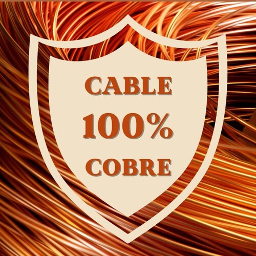 50 Metros Cable Utp Cat 6 Exterior Red Intemperie Cober Color Negro