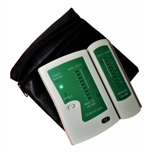 100 Metros Cable Utp 5e + Tester + Pinza +100 Plug + Pelador