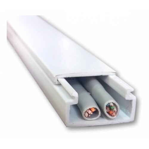 Canaleta Pvc Para Cable 10 Piezas 10x20mm X 1 Metro 1020