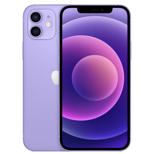 Apple iPhone 12 128 Gb Morado Reacondicionado Tipo A.