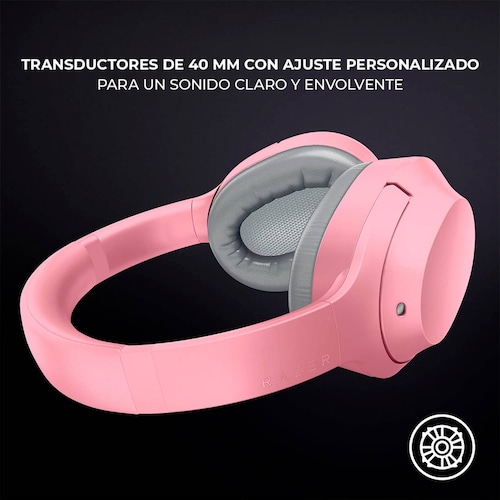 Audífonos Inalámbricos Razer Opus X Quartz Gamer Rosa Excelente (Reacondicionado Garantía Incluida)