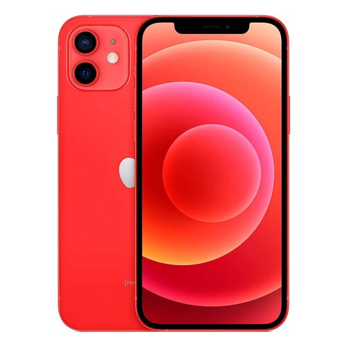 Apple iPhone 12 128GB Rojo Reacondicionado Tipo A.