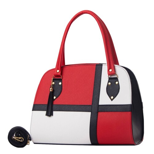 Bolsa Fana Ilma Color Rosa / Azul Linda