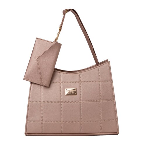 Bolsa Fana Jacinta Color Oro Rosado Especial