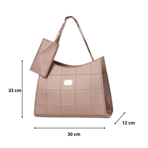 Bolsa Fana Jacinta Color Oro Rosado Especial