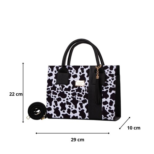 Bolsa Fana Kady Color Vaca Con Asas
