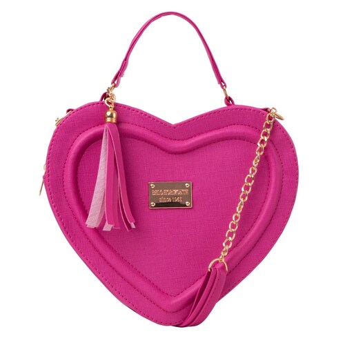 Bolsa Fana Corazón Color Buganvilia Reforzada