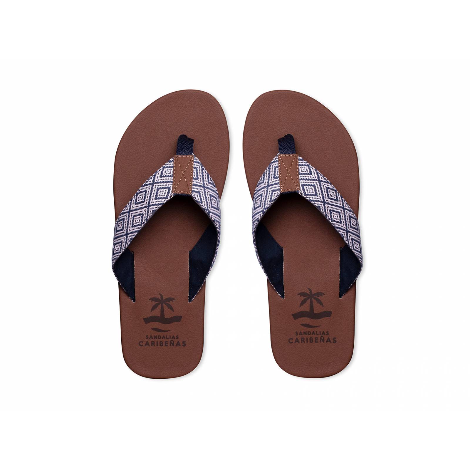 Sandalias Caribe as Tulum EtnicoAzul Hombre Casual Playa Slide