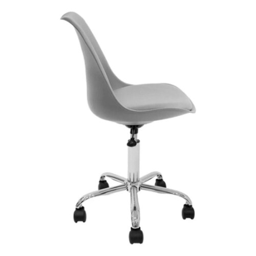 Silla de Oficina Tulip Moderna, Silla de Escritorio Tulip Con Asiento Acolchado 48x56x90