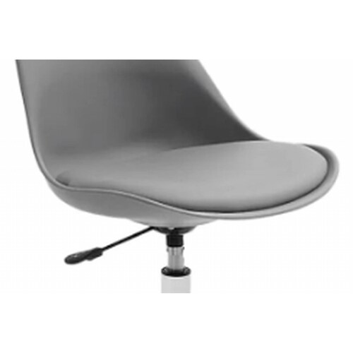 Silla de Oficina Tulip Moderna, Silla de Escritorio Tulip Con Asiento Acolchado 48x56x90
