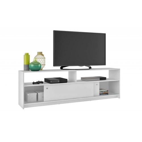 Centro de Entretenimiento blanco mesa TV 60" 