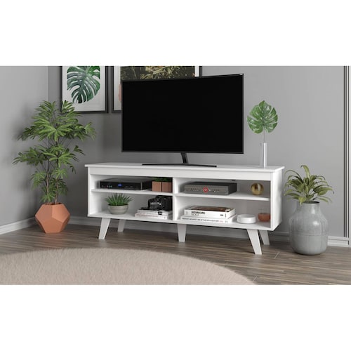 Mesa para TV - Rack Midtown Concept 60" Centro de entretenimiento blanco 