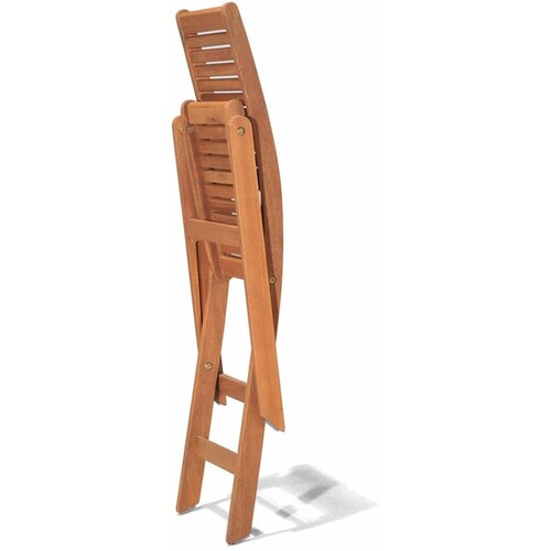 Set de 2 Sillas de jardin de madera Kingsbury premium 