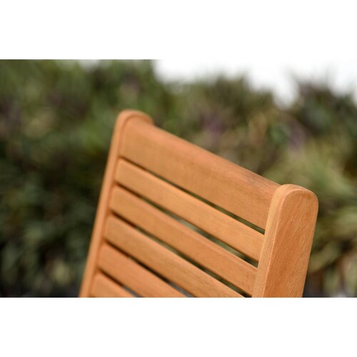 Set de 2 Sillas de jardin de madera Kingsbury premium 