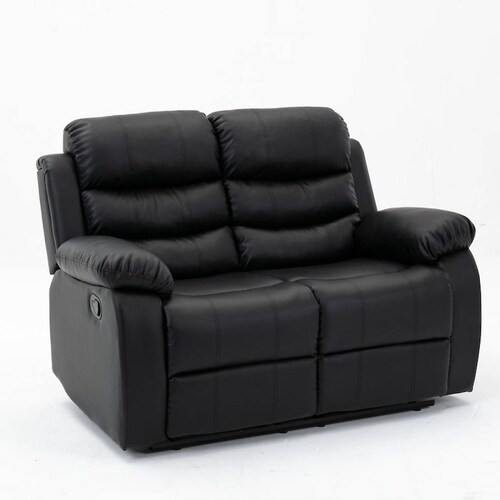 Sillon Reposet Reclinable 2 Cuerpos Tapizado Black