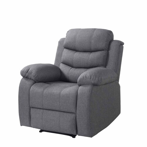 Sillon Reposet Reclinable Individual Gris Claro