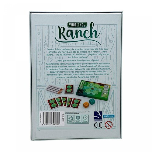Rolling Ranch en español de ThunderGryph Games