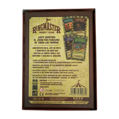 Ringmaster: ¡Pasen y vean! en español de TCG Factory
