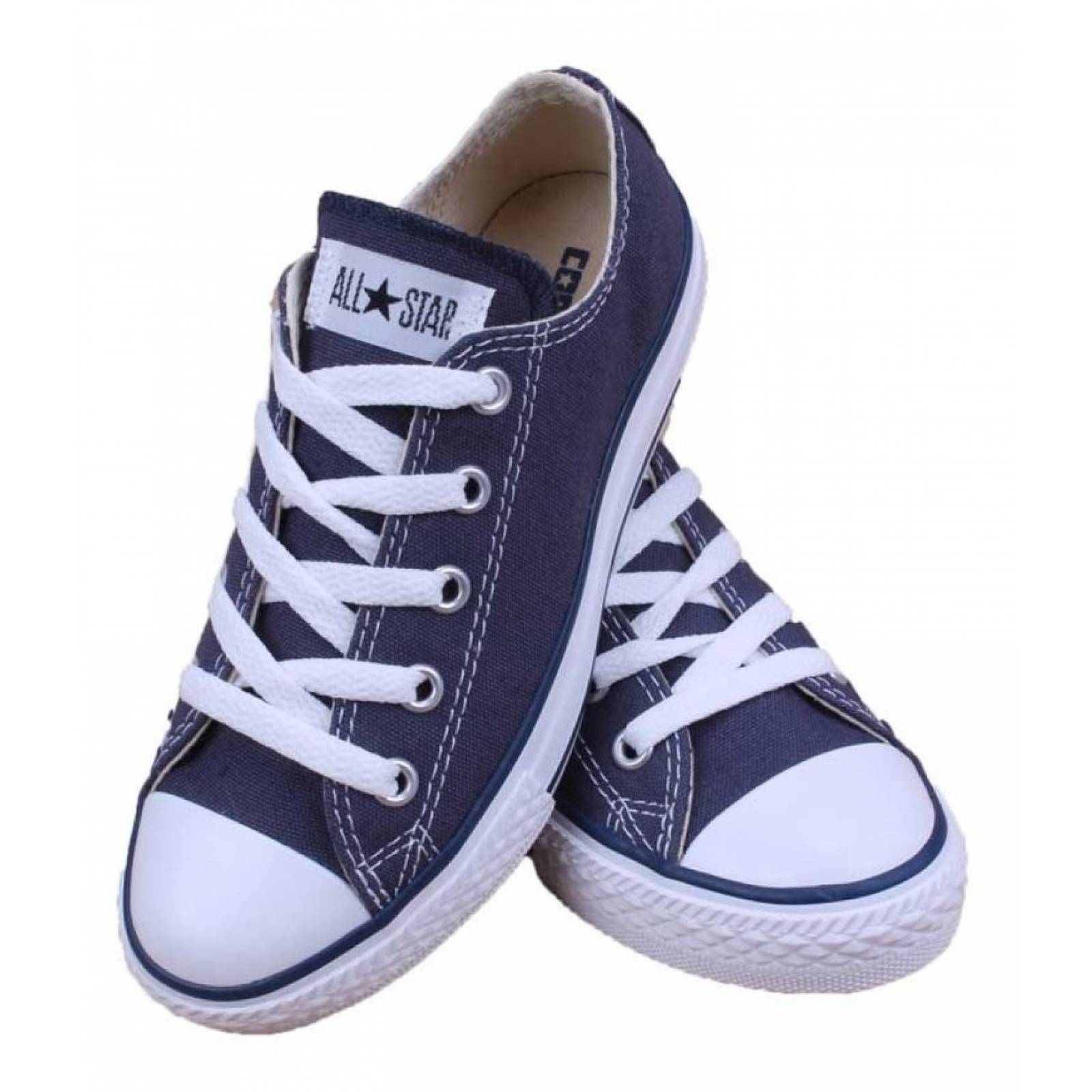 Tenis Original Converse Choclo Azul Marino Ninos 3j237