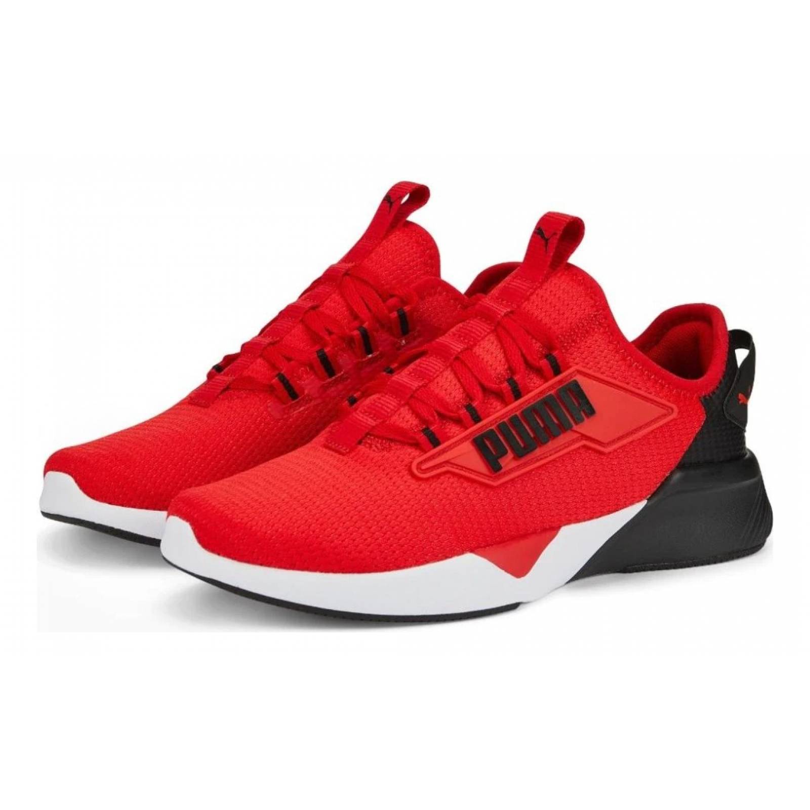 Tenis Puma Retaliate 2 Rojo Negro Hombre 376676 18