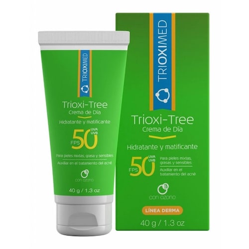 Crema De Día Anti Acné Trioxi-tree Con Fps 50 - 40 G 