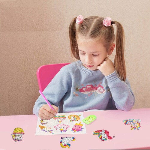 Pequeños kits de pegatinas de pintura de diamantes para principiantes y  niños
