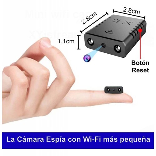 Camara Espia WiFi Inalambrica Para Casa o Baño HD 1080P Con Audio y  Microfono