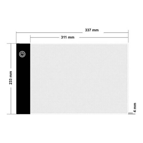 Mesa Luz Dibujo A4 Caja De Luz Portátil Led Tableta Luz Led