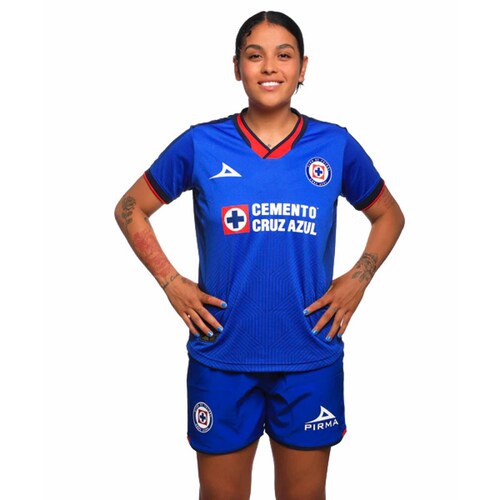 Jersey Pirma Cruz Azul Temporada 23/24 Mujer Local Azul rey.