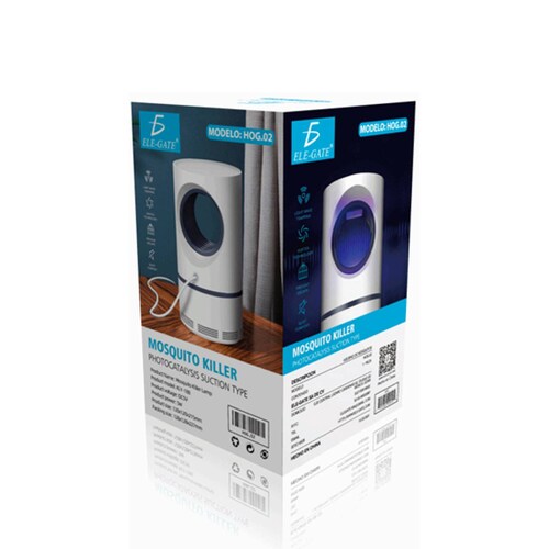 Lampara Mata Mosquitos Mosquitero Electrico Portatil Luz Led Elegate.