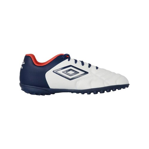 Tenis Futbol Rapido Turf Umbro CLASSICO XI Blanco/Marino