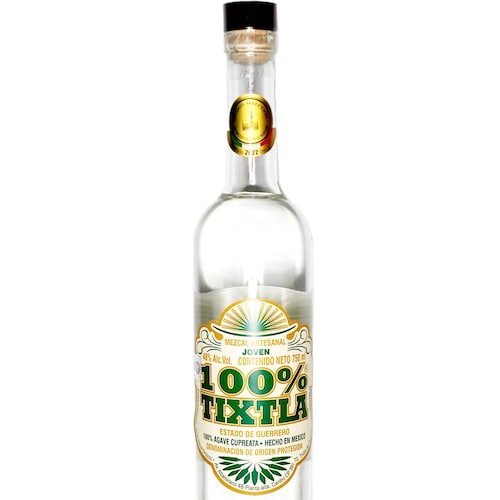 Mezcal 100% Tixtla Artesanal Cupreata Joven 750 ml.