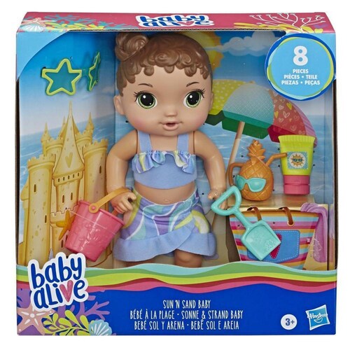 Baby Alive: Muñeca - Bebe sol y Arena 