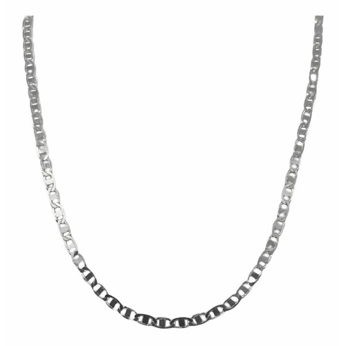Cadena De Plata Ley .925 Gucci Lisa 60 Cm X 2 Mm 