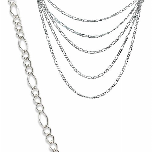 Cadena Tejido Cartier O 3x1 Plata Solida 925 50cm X 0.15cm 