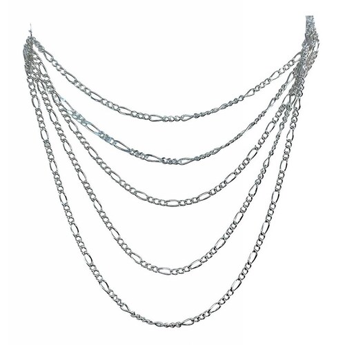 Cadena Tejido Cartier O 3x1 Plata Solida 925 50cm X 0.15cm 