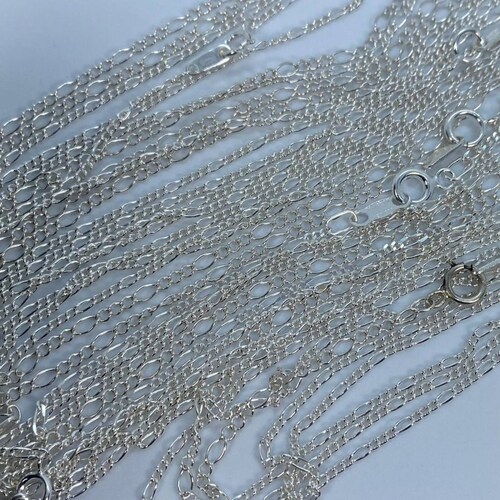 Cadena Tejido Cartier O 3x1 Plata Solida 925 50cm X 0.15cm 