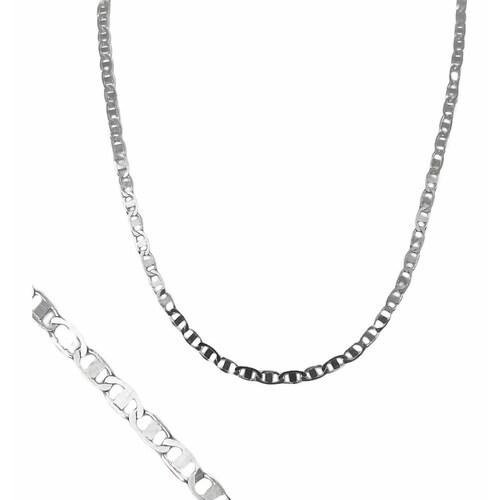 Cadena De Plata Ley .925 Gucci Lisa 50 Cm X 2 Mm 