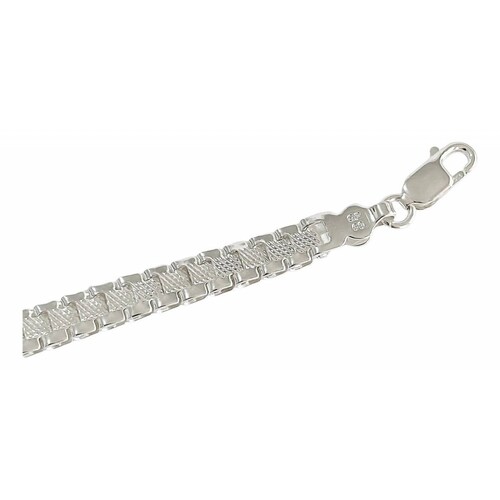Pulsera Rolex Esclava Hombre Mujer Plata Solida Ley 925 5mm Clásico Largo/Ancho: 17.5 cm x 5 mm 6 cm - 175 cm