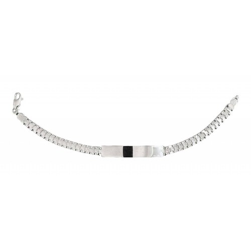 Pulsera Rolex Mujer Esclava Placa Plata Solida Ley 925 5 Mm Plateado Largo/Ancho: A elección x 5 mm 6 cm - 17 cm
