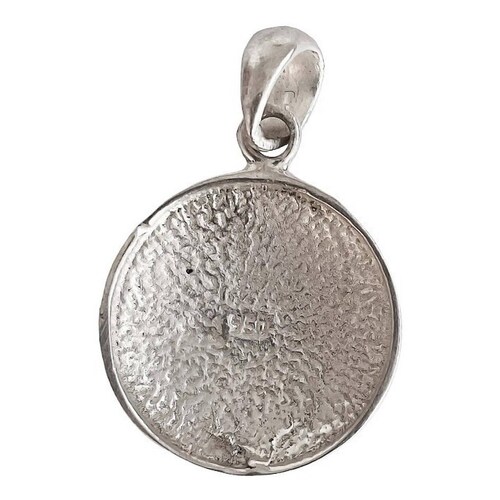 Dije Árbol De La Vida Con Piedra Natural Plata Solida 925 Azul Alto/Ancho: 2.8 cm x 1.8 cm