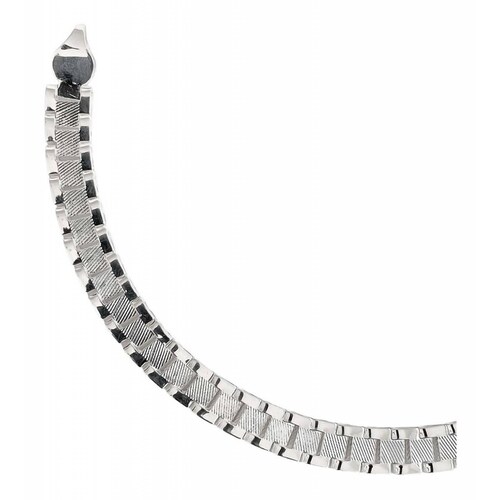 Pulsera Rolex Gruesa Hombre Esclava Plata Solida Ley 925 8mm Clásico Largo/Ancho: 17.5 cm x 8 mm 6 cm - 17.5 cm