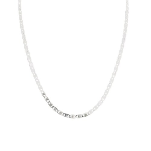 Cadena De Plata Ley .925 Gucci Lisa Mujer 45 Cm X 4 Mm Plateado Largo / Ancho 45 cm x 4 mm